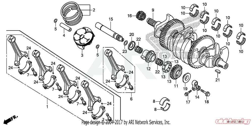 KRANK RULMAN PARÇALARI