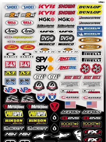 Buse FX Micro Sponsor Sticker Kit M