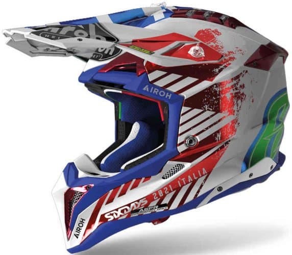 Airoh Aviator 3 Six Days Italy 2021 Carbon Motocross Kask