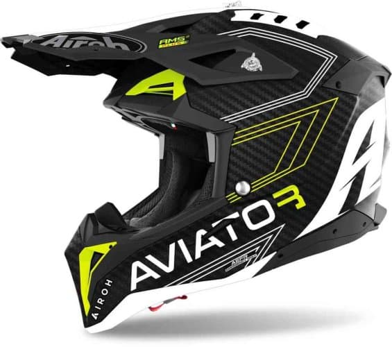 Airoh Aviator 3 Primal 3K Carbon Motocross Kask